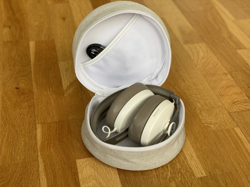 Sennheiser Momentum Wireless 3 folded in its carry case